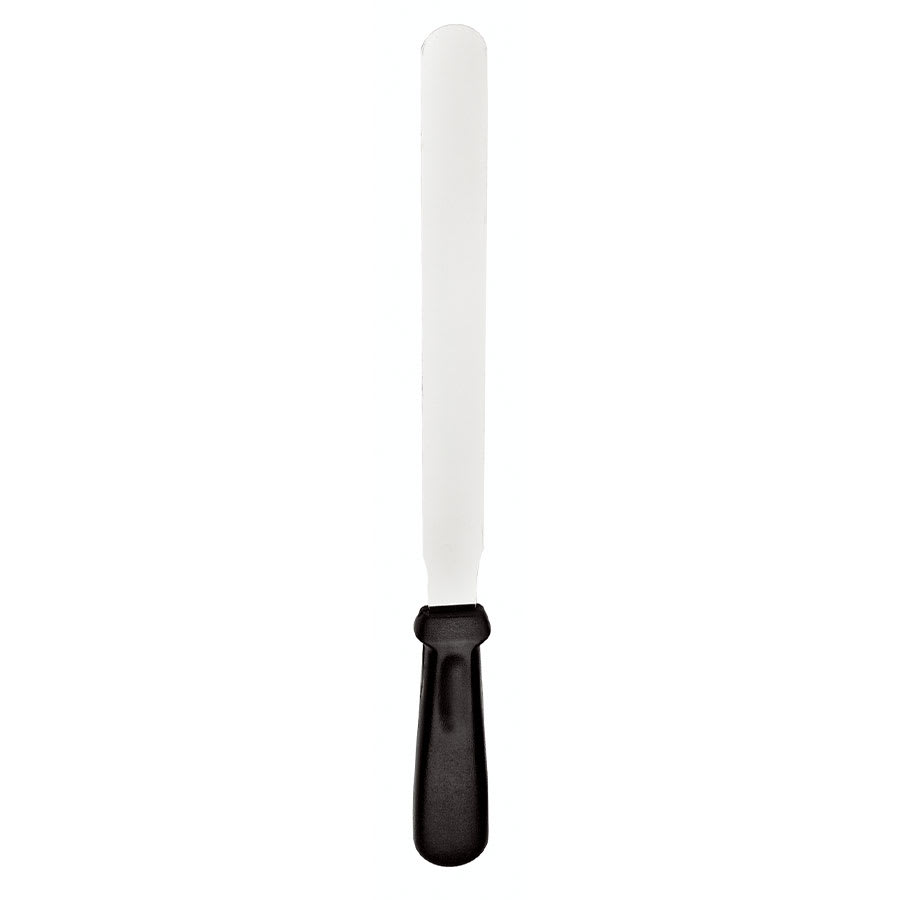 Browne PC10SP12 Icing Spatula, 12" Molybdenum Stainless Blade, Brown Handle