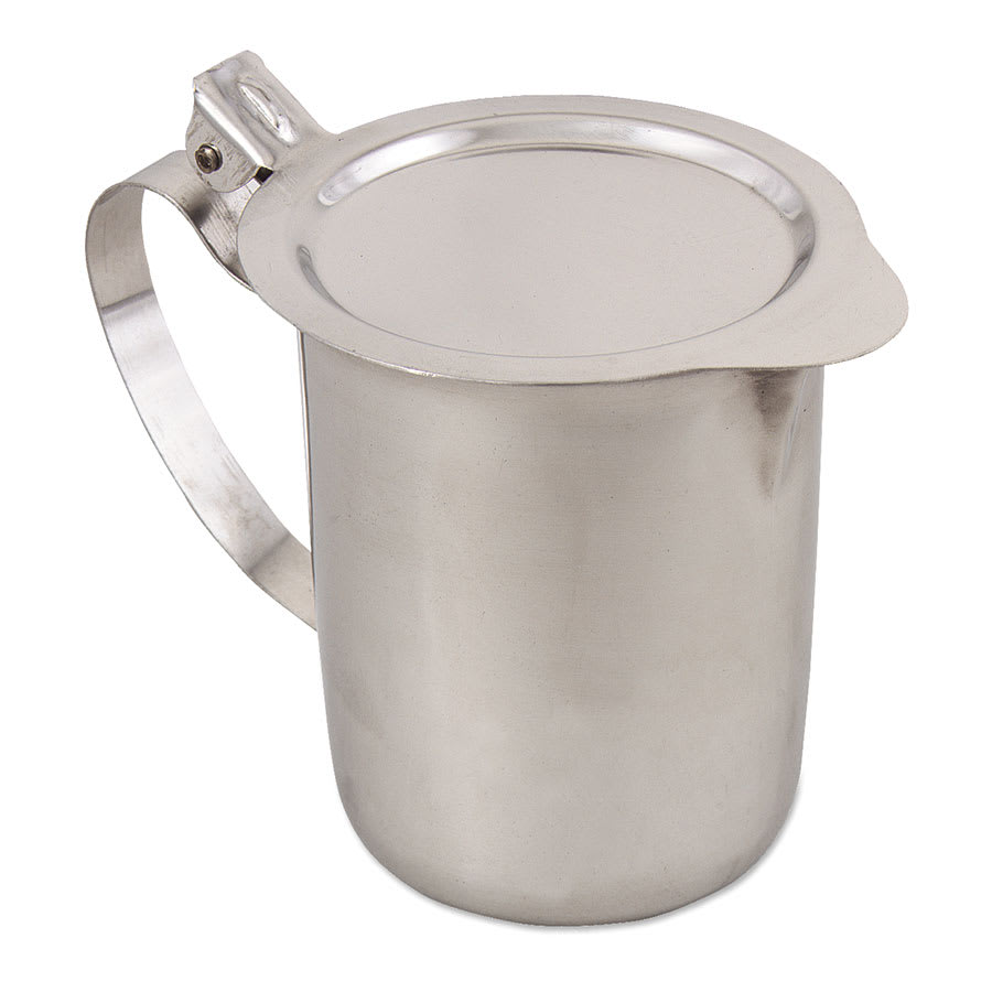 Browne 515202 Teapot Creamer, Stackable w/ Hinged Flat Recessed Lid