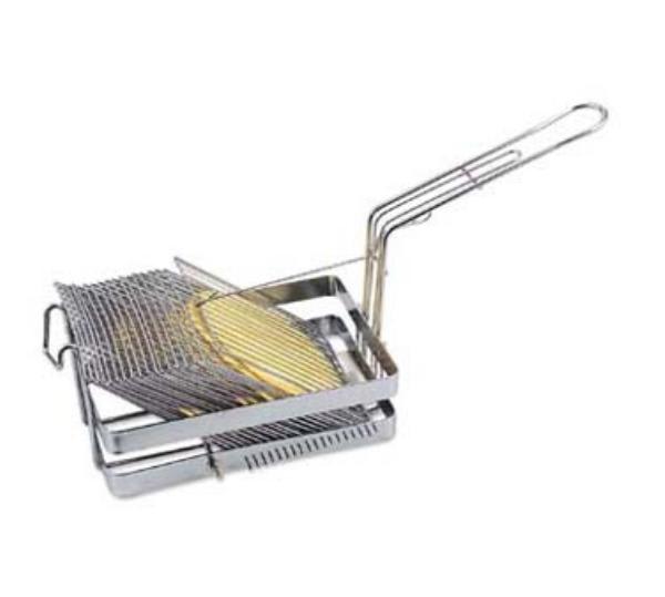 Browne TSB8L Tostada Fryer Basket w/ 18-Shell Capacity