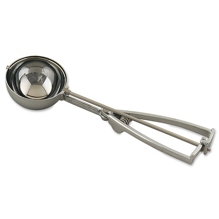 Browne U1216 Chrome Plated #6 Squeeze Disher - 4.33-oz