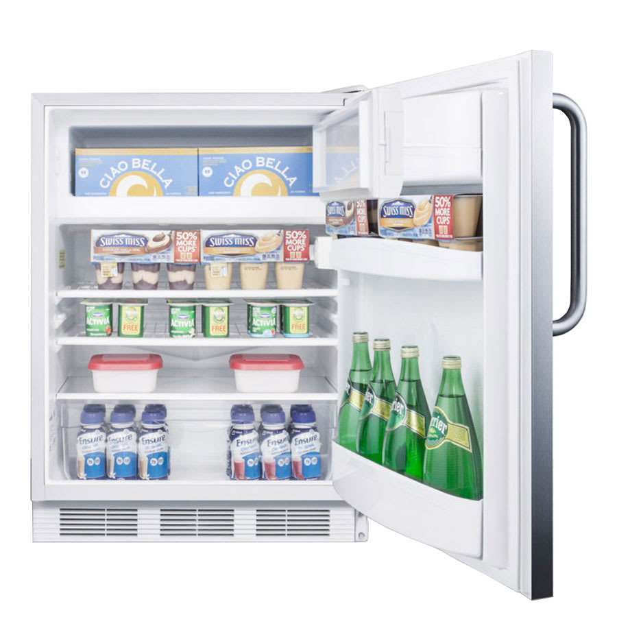 Summit AL650SSTB Undercounter Medical Refrigerator Freezer Dual Temp