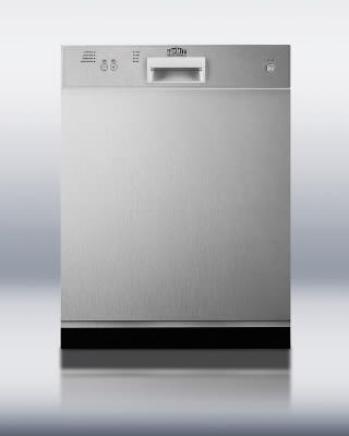 Summit DW2432SSADA Dishwasher w/ 12-Place Setting, 4-Programs & 3-Way Filter System, Stainless, ADA