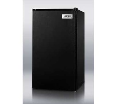 Summit FF43ESADA Refrigerator Freezer w/ Auto Defrost & Reversible Door, 115v, Black, 3.6-cu ft, ADA