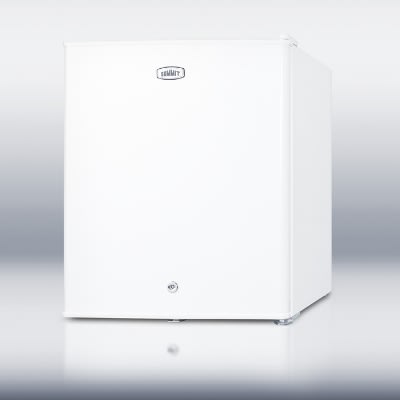 Summit FS22L Compact Countertop Freezer, 1.3-cu ft, Dial Thermostat, Lock, White