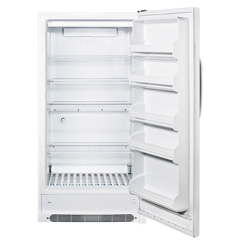Summit R17FF 1 Section Refrigerator w/ (4) Shelves, White, 16.5 cu ft