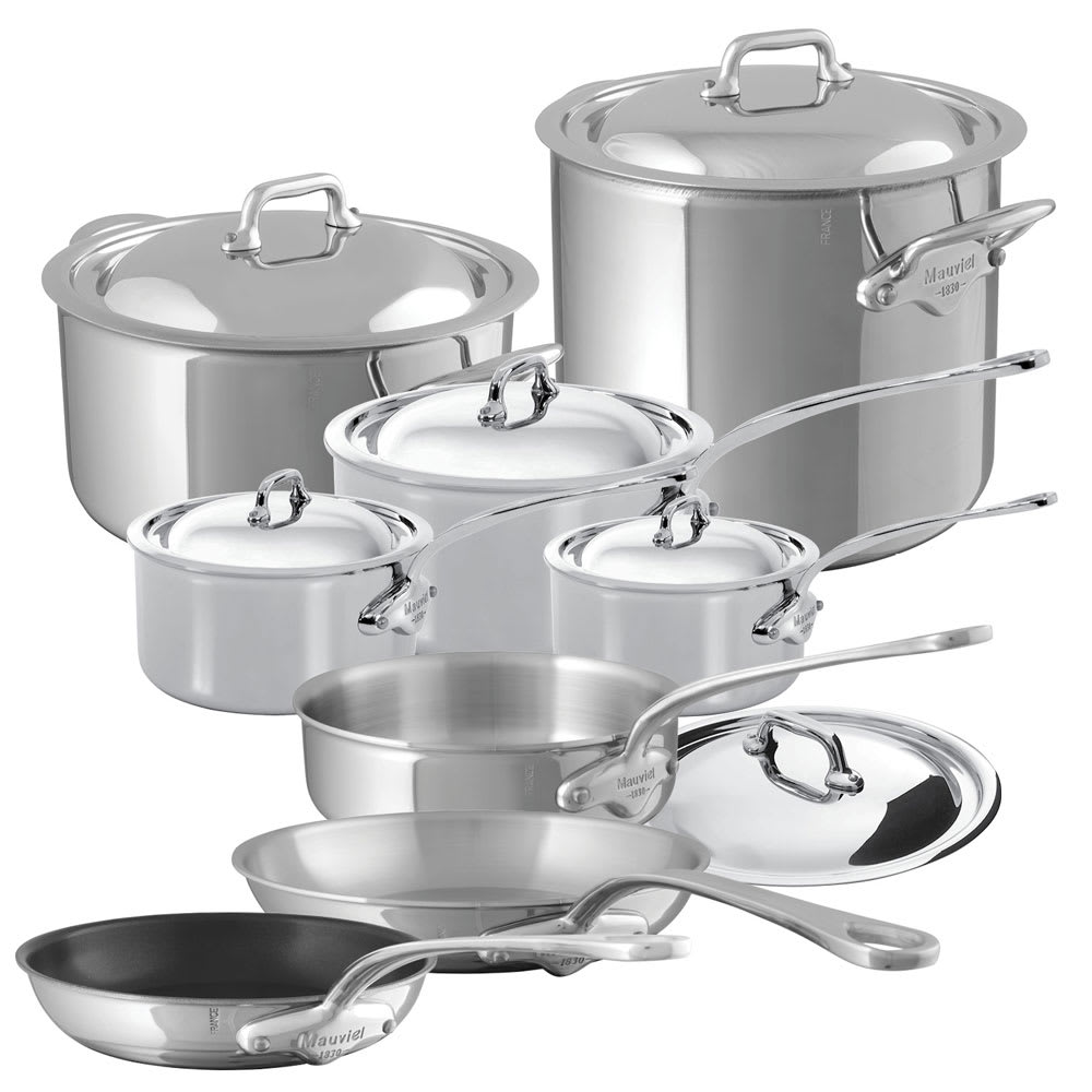 Vollrath 3822 Deluxe 7-Piece Optio Cookware Set, Stainless Steel