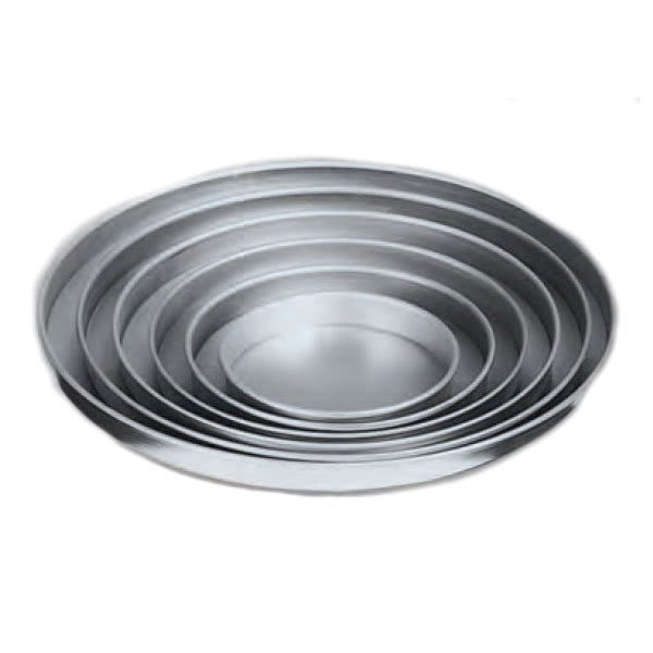 American Metalcraft A4008 8" Straight Sided Pizza Pan, 1" Deep, Solid, Aluminum