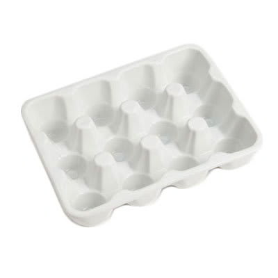 American Metalcraft PEHCT12 12-Slot Rectangular Egg Carton, Porcelain ...