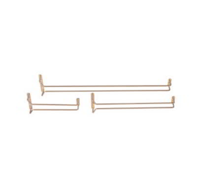 American Metalcraft WGH10CR Glass Hanger, 16 in, Wire, Entry and Stop Section