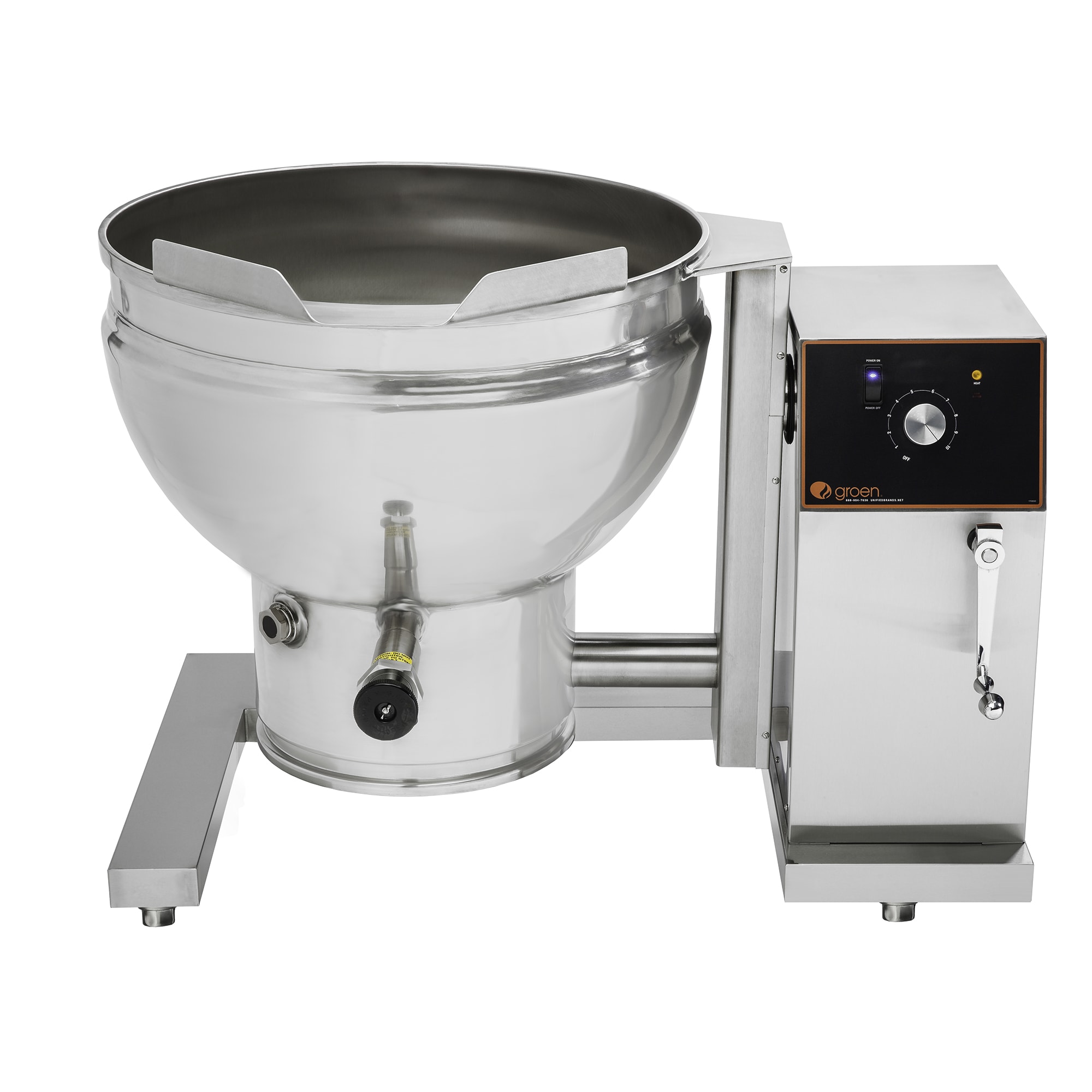 Groen DEES/40C 40 gal Steam Kettle Manual Tilt, 2/3 Jacket, 240v/1ph