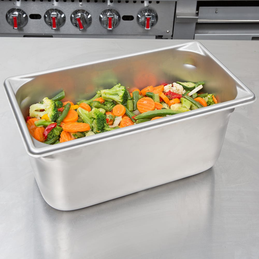 Vollrath 30362 Jacob's Pride® Super Pan V Third Size Steam Pan, Stainless