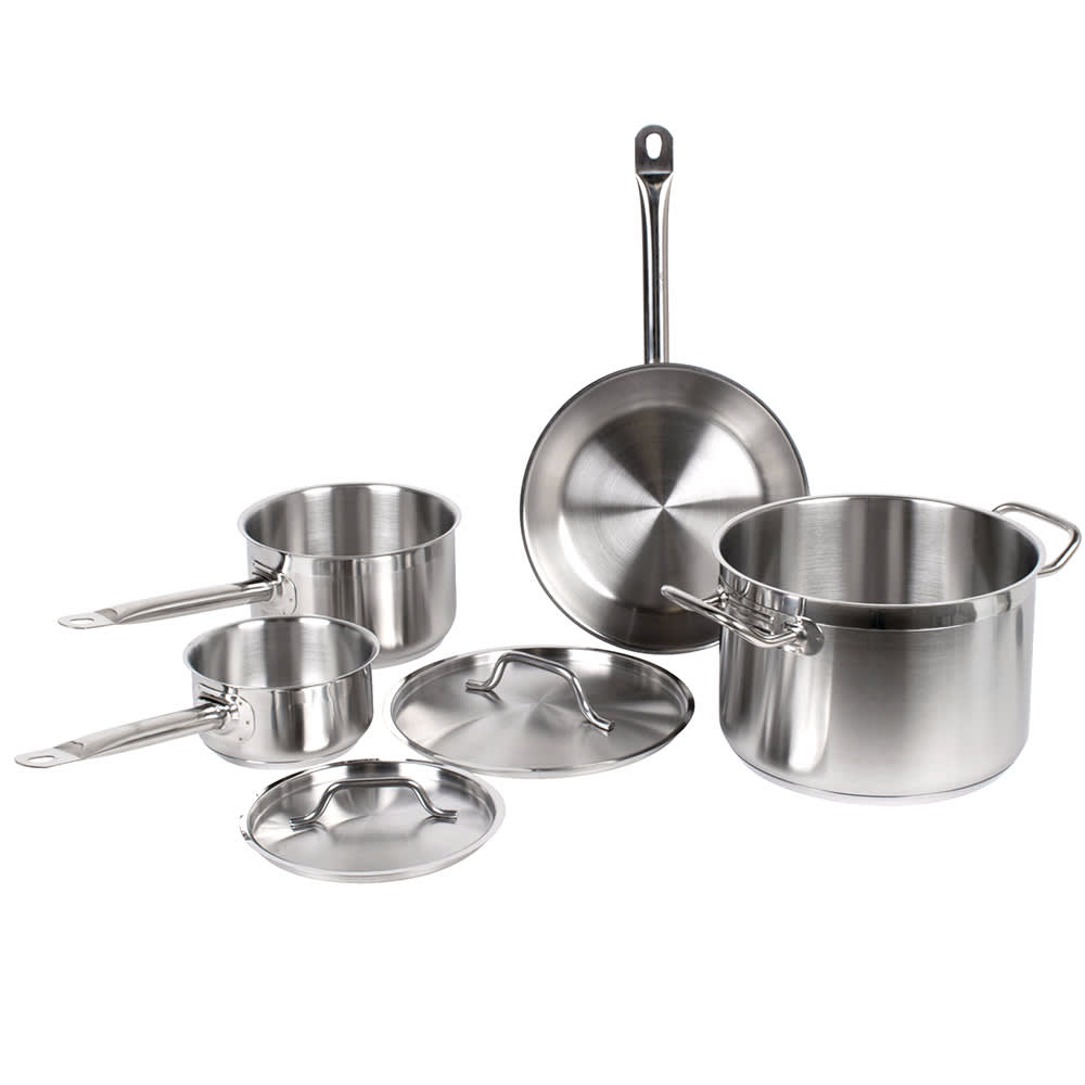 Vollrath 3822 Optio Deluxe Cookware Set - (7) Piece, Induction Ready ...