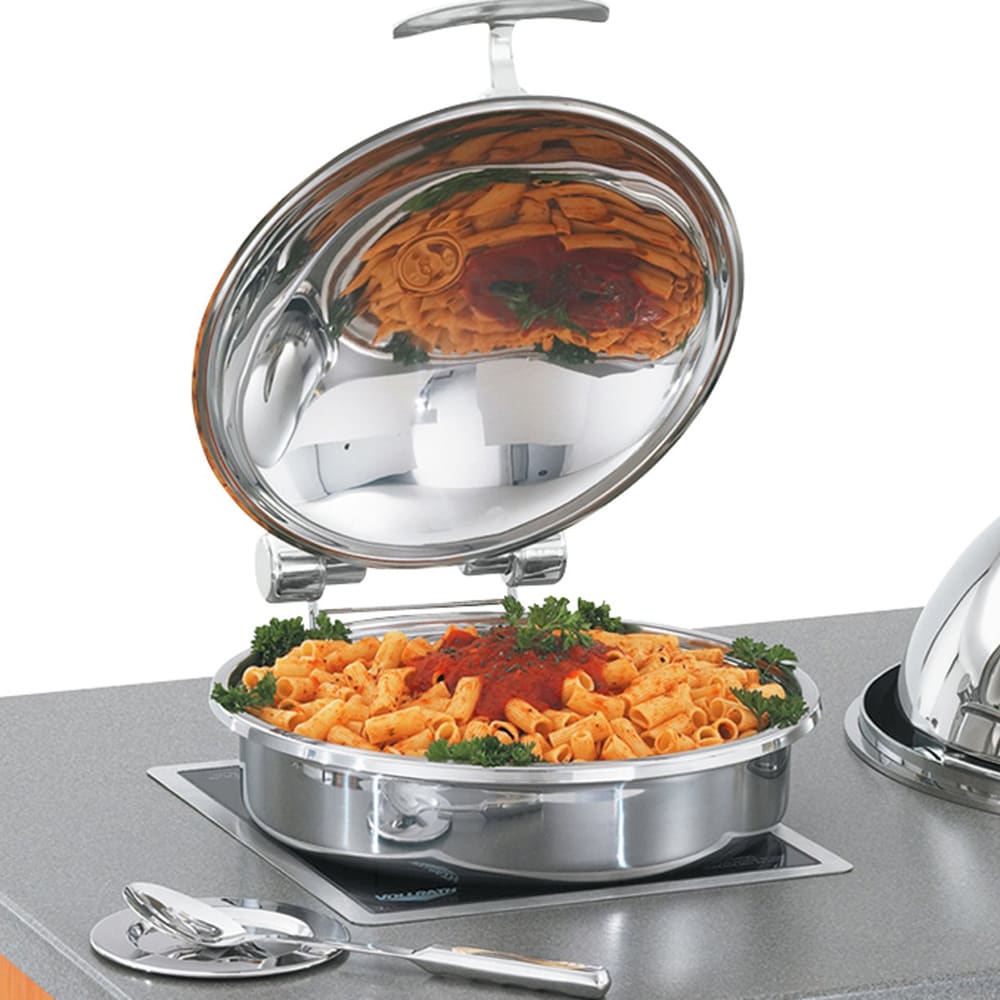 Vollrath 46123 Round Chafer w/ Hinged Lid & Induction Heat