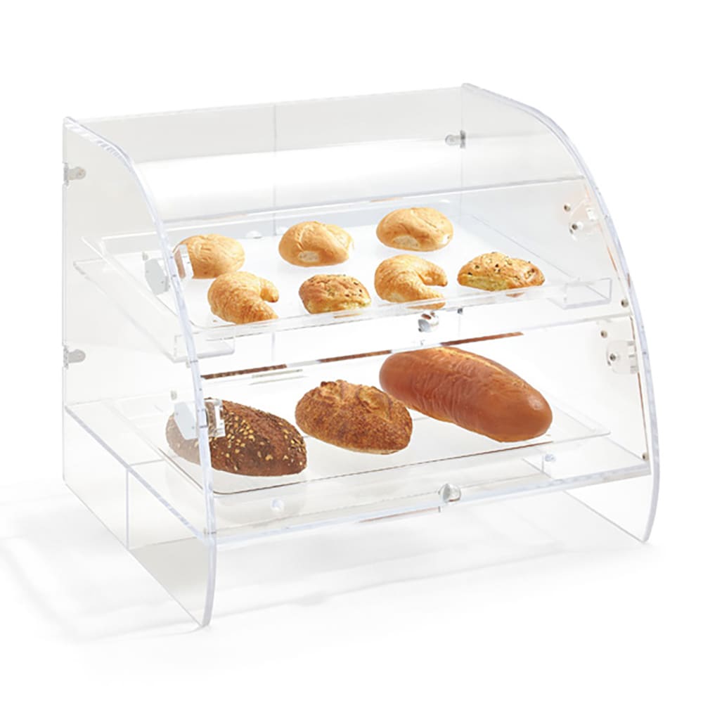 Vollrath XLBC2P-1826-13 2 Tier Dual-Service Pastry Display Case ...