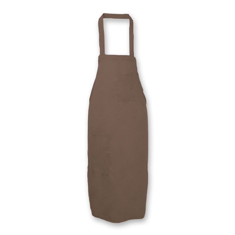 Intedge 335BR Deluxe Apron, Pockets, Bib, Brown