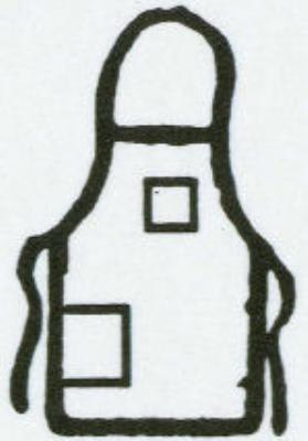 Intedge 335M Deluxe Apron, Pockets, Bib, Maroon