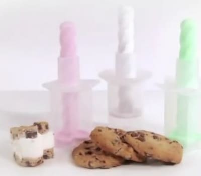 Cuisipro 837443 Mini Ice Cream Sandwich Maker w/ 3-Sandwich Shapes