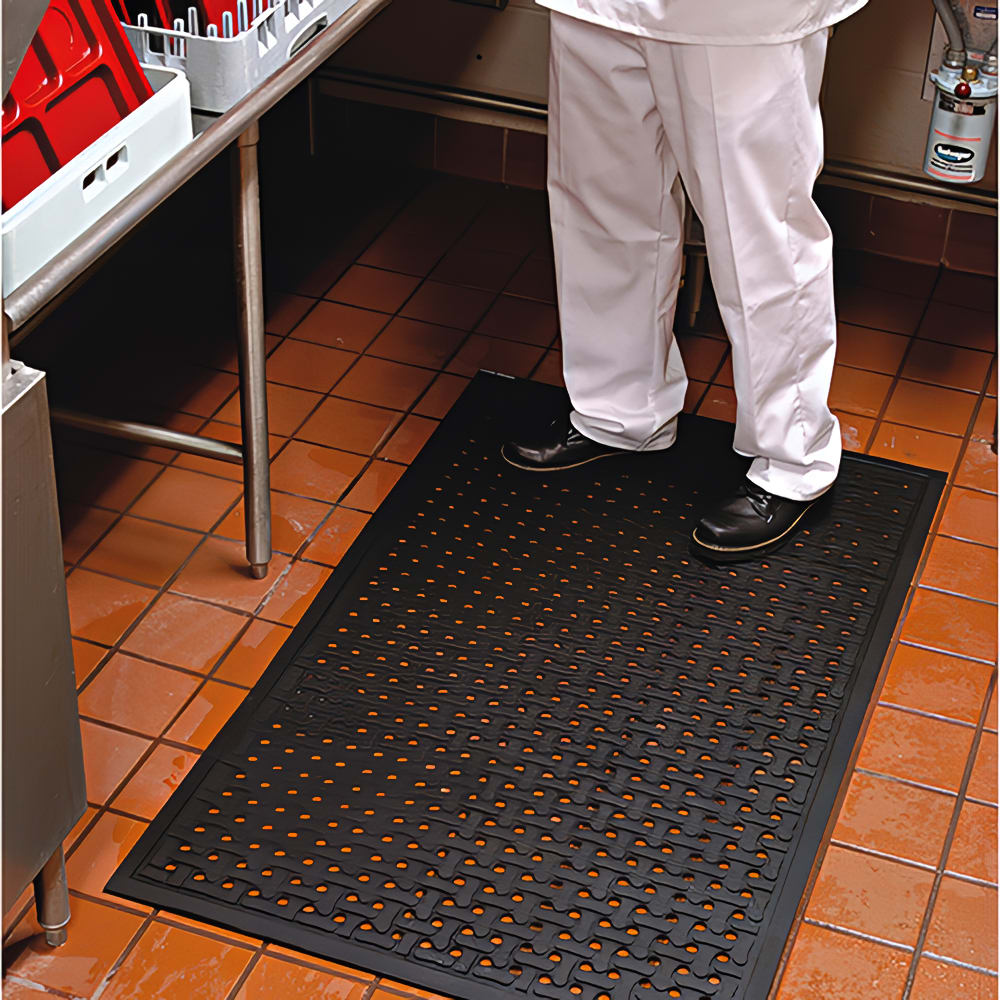 M+A Matting 420123900 Comfort Flow AntiFatigue Mat w/ Drainage Holes