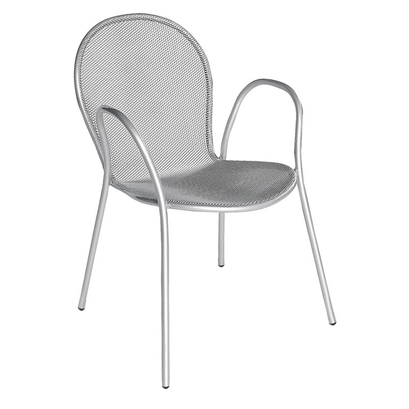 Stackable Mesh Patio Chairs Crunchymustard Emu 116 Alu Ronda Stacking Armchair Mesh Seat Back Aluminum