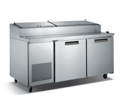 Metalfrio PICL2-71-9 71" Pizza Prep Table w/ Refrigerated Base, 115v
