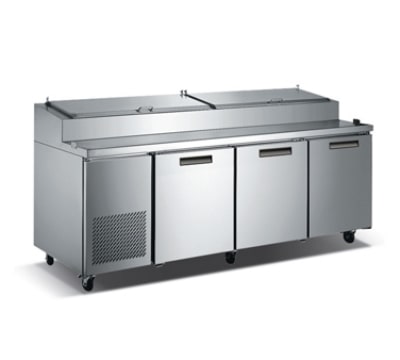 Metalfrio PICL3-92-12 92" Pizza Prep Table w/ Refrigerated Base, 115v