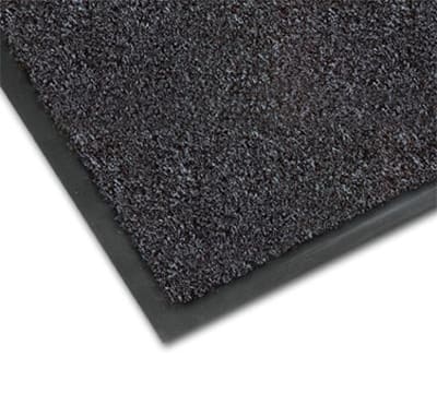 Notrax 0434-324 Olefin Fiber Floor Mat, Stain & Slip Resistant, 3 x 5-ft, Gun Metal