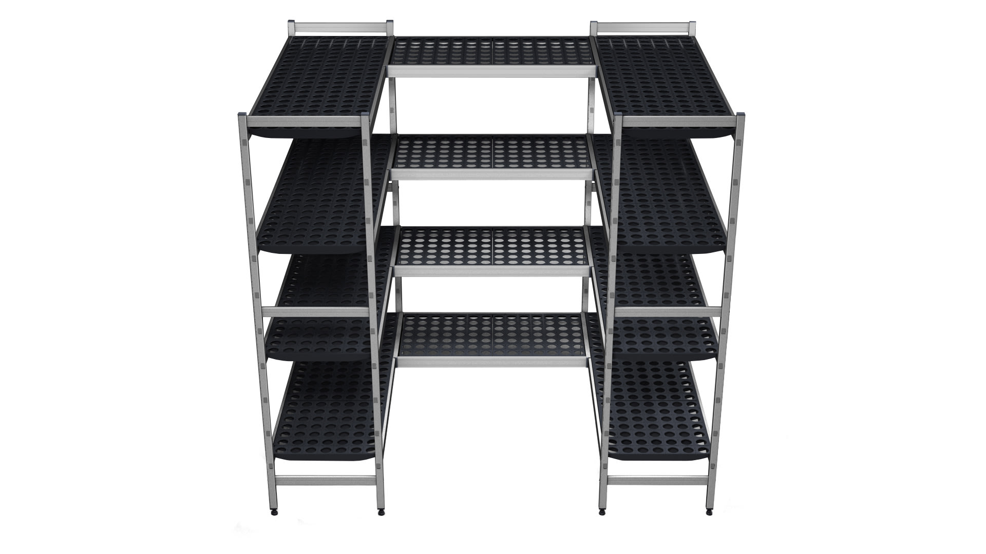 Fermod KAT108 10' x 8' Shelving Kit for WalkIn Coolers (4) Levels