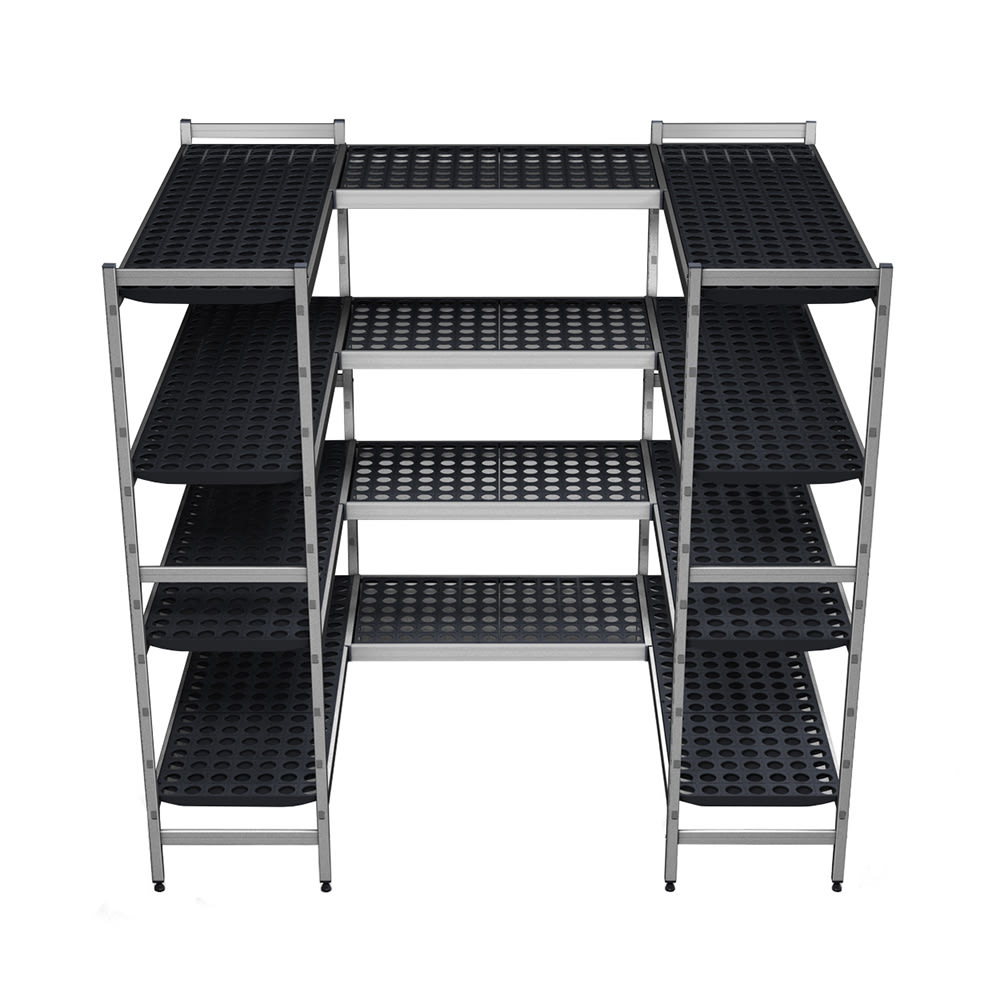 Fermod KAT810 8' x 10' Shelving Kit for WalkIn Coolers (4) Levels