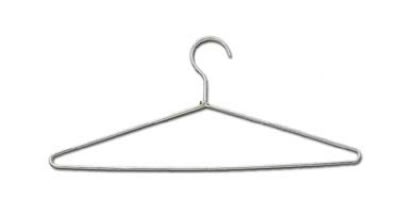CSL 1062-H 17-in Open Hook Hanger, Chrome Plated Frame