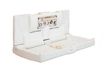 CSL 4000 16-in Baby Changing Station w/ Hardware, Polyethylene, Natural