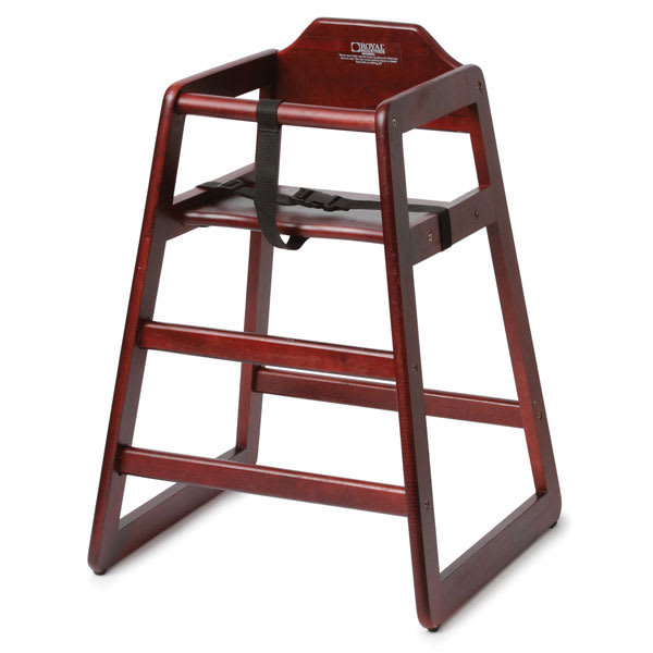 Royal Industries Roy702m 27 Stackable High Chair W Waist Strap