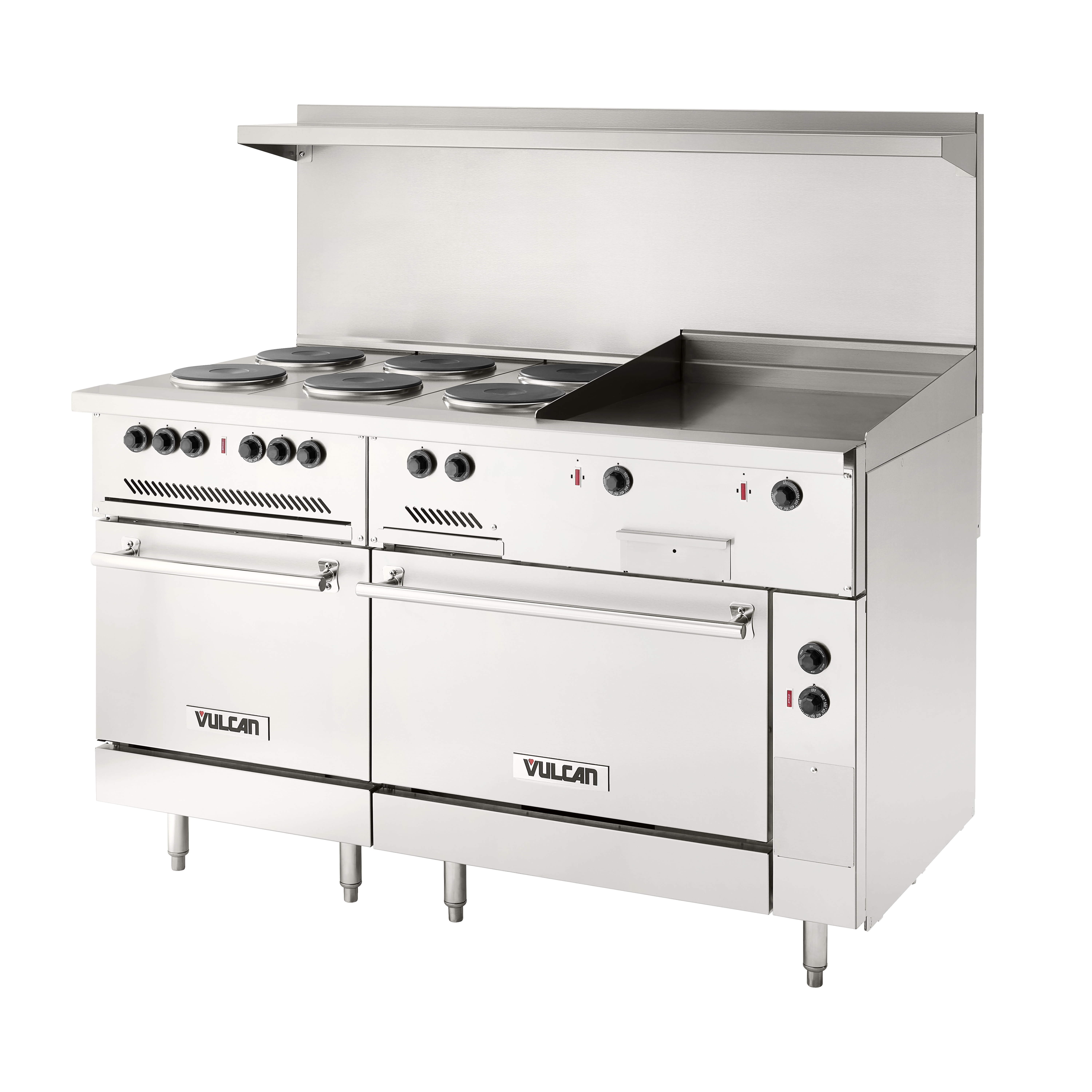 Vulcan Ev60ss 6fp24g208 60 Electric Range W 6 French Hot