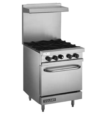 Vulcan V24 24" 4-Burner Gas Range, NG