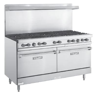 Vulcan V60 60" 10-Burner Gas Range, LP
