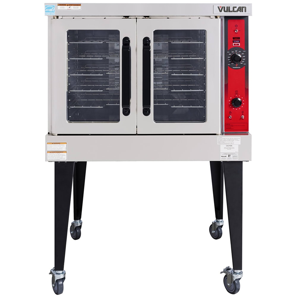 Vulcan VC4ED Single Full Size Electric Convection Oven - 12.5 kW, 208v/1ph