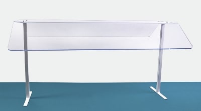 Jule-art 880-1905 Freestanding Sneezeguard w/ 2-Sides, 24 x 48 x 30"