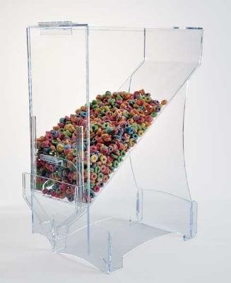 Jule-art BFCD24 Bulk Cereal Dispenser w/ Spring Loaded Door & Funnel System