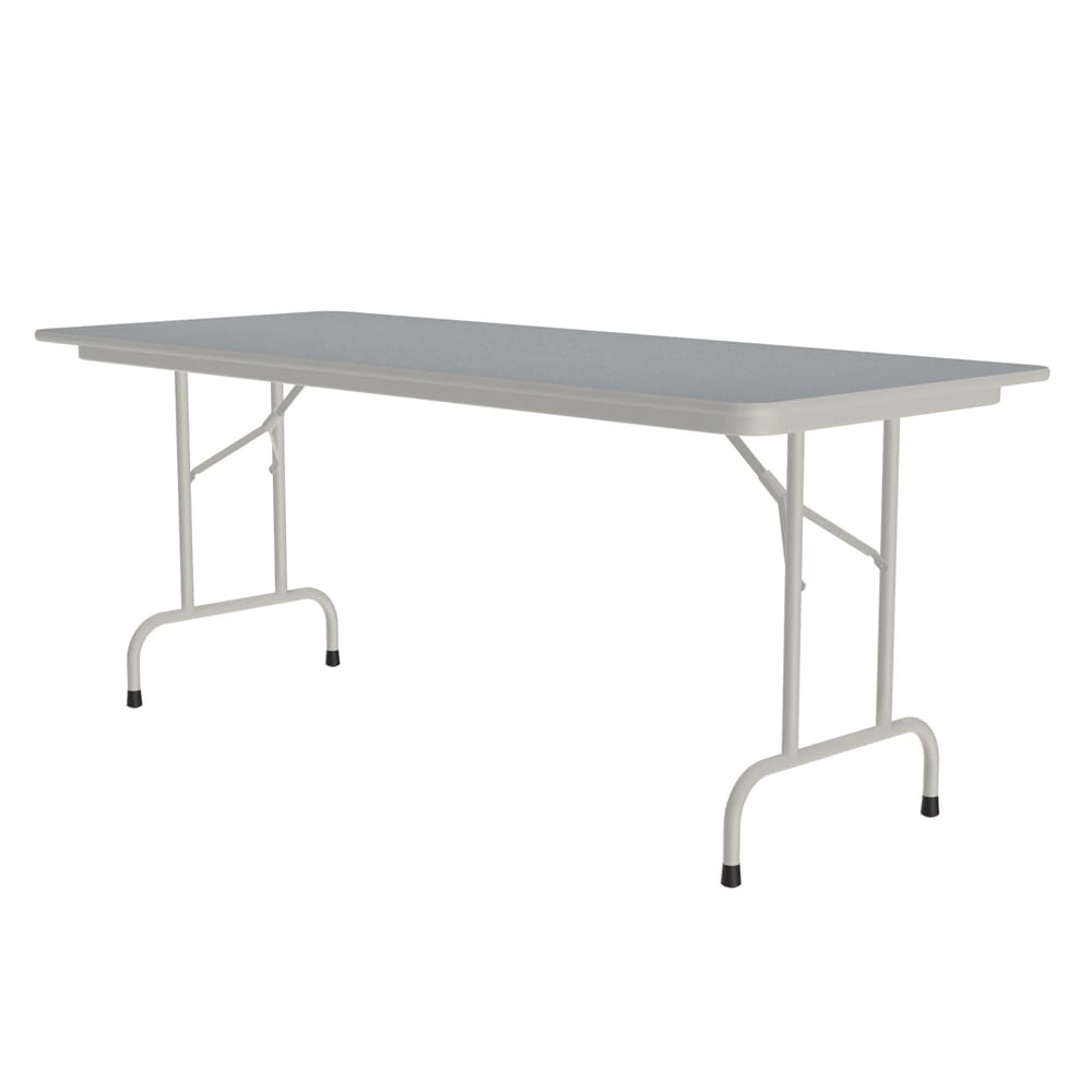 Correll CF3072PX15 72" Rectangular Folding Table w/ Gray Granite Top, 29"H
