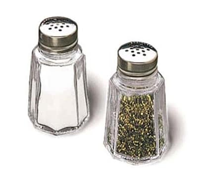 diner salt and pepper shakers