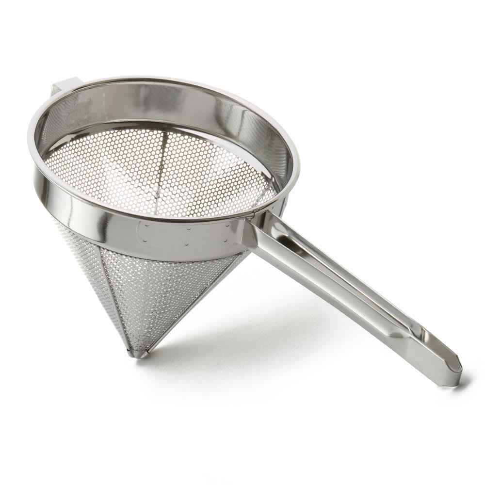 Tablecraft 1710 4 Quart China Cap Strainer, Heavy Duty Stainless Steel