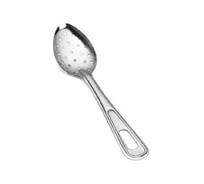 Tablecraft 3711P 11-in Perforated Stainless Steel Basting Spoon, Standard Weight