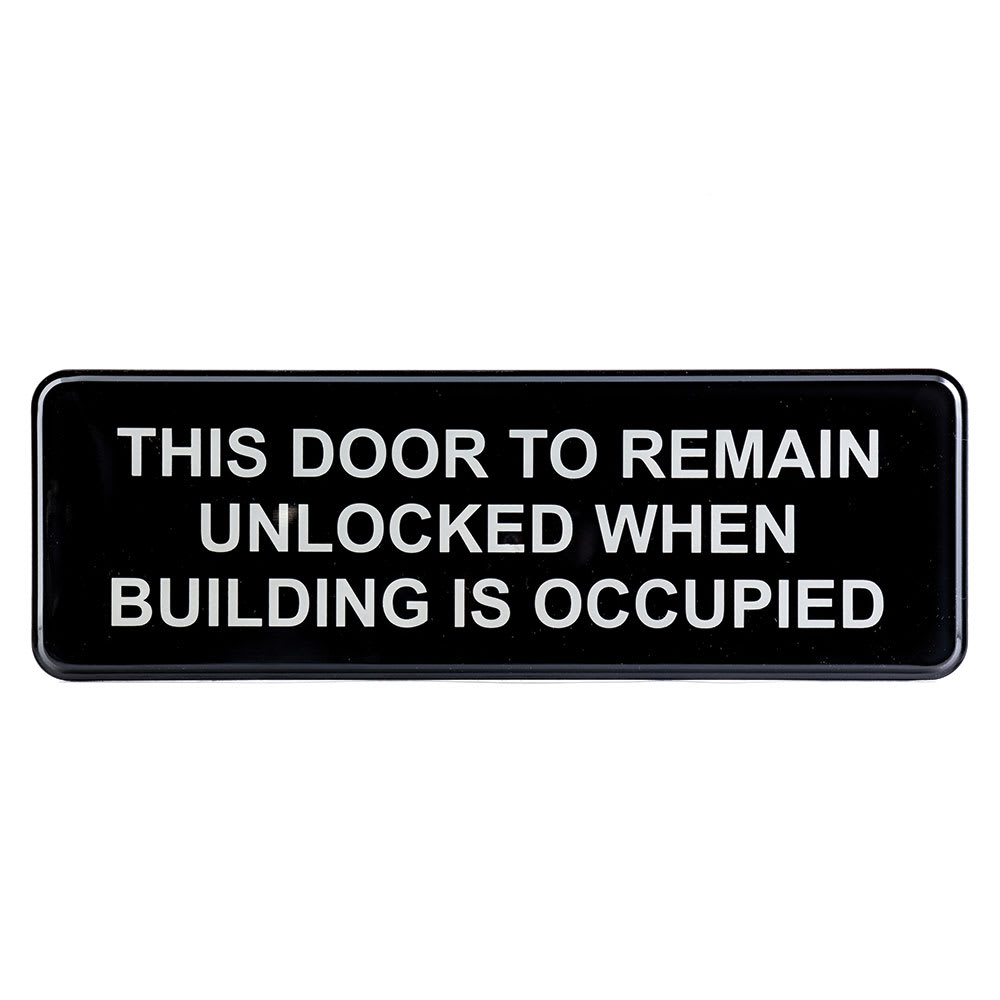 Notice Please Keep Door Closed Sign Pure White Aluminum Signs 3 5x5 In 2020 Aluminum Signs Keep Door Closed Sign Pure Products
