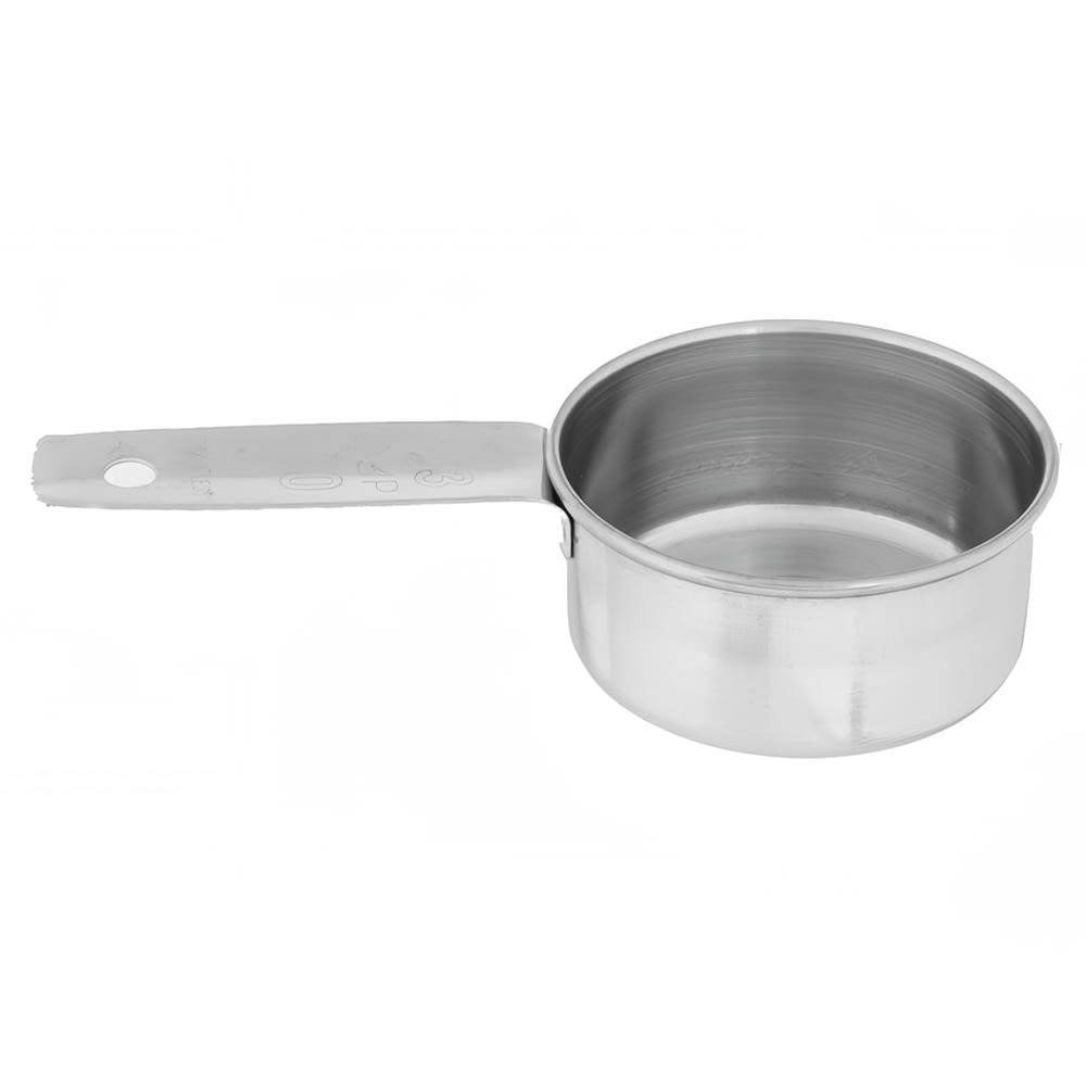 Tablecraft 724b 13 Cup Stainless Steel Measuring Cup Standard Weight