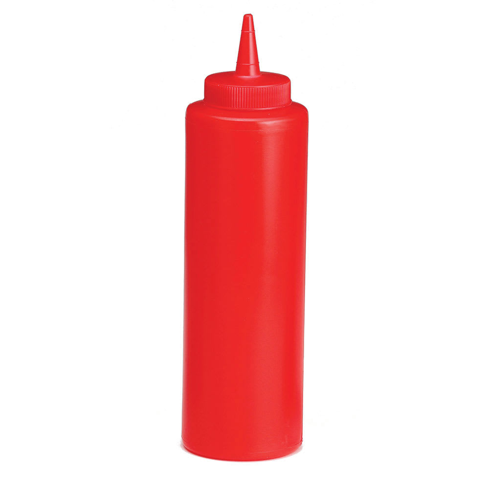 Tablecraft C112K Cash And Carry Squeeze Dispenser, 12-oz, Red