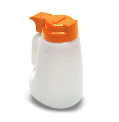Tablecraft MW32X 32-oz Polyethylene Option Dispenser w/ Orange ABS Top