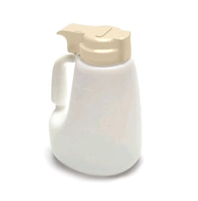 Tablecraft MW48BE 48-oz Polyethylene Option Dispenser w/ Beige ABS Top