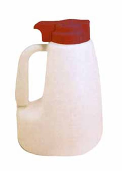 Tablecraft MW64M 64-oz Polyethylene Option Dispenser w/ Maroon ABS Top