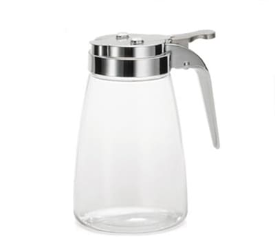 Tablecraft P10CP 10-oz Polycarbonate Dispenser w/ Chrome Plated ABS Top