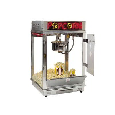 Gold Medal 2023E 120208 Astro Pop 16 Popcorn Machine w/ 16-oz Unimaxx Kettle & Stainless Dome, Counter 120/208V