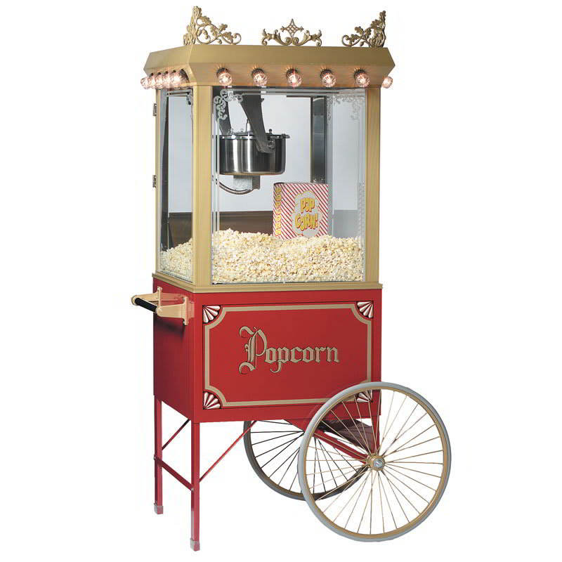 Gold Medal 2119 120208 Antique Citation Popcorn Machine w/ 16-oz Kettle ...